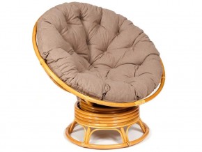 Кресло-качалка Papasan w 23/01 B с подушкой Honey, экошерсть Коричневый в Миассе - miass.магазин96.com | фото