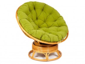 Кресло-качалка Papasan w 23/01 B с подушкой Honey, флок Олива в Миассе - miass.магазин96.com | фото