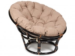 Кресло Papasan 23/01 W с подушкой Antique brown, экошерсть Коричневый в Миассе - miass.магазин96.com | фото