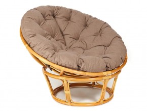 Кресло Papasan 23/01 W с подушкой Honey, экошерсть Коричневый в Миассе - miass.магазин96.com | фото