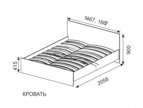 Кровать 1600х2000 ортопедическое основание в Миассе - miass.магазин96.com | фото