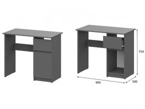 Стол письменный 900 Денвер Графит серый в Миассе - miass.магазин96.com | фото
